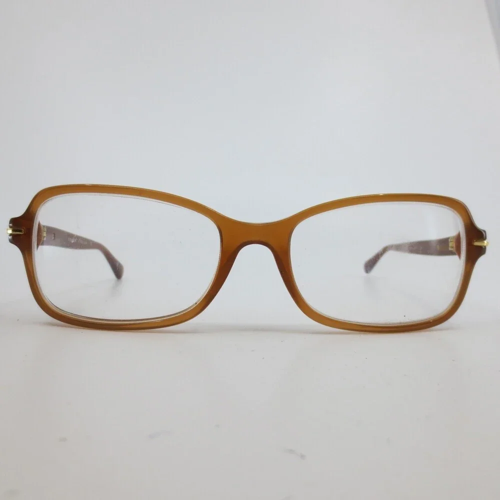 Coach Laurel HC 6055 5251 Milky Saddle Brown Eyeglass Frames 52-17-135 Womens - Picture 2 of 7